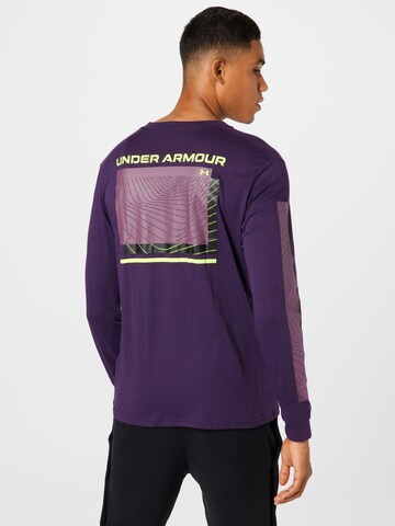 purpurinė UNDER ARMOUR Sportiniai marškinėliai
