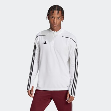 Sweat de sport 'Tiro 23 League' ADIDAS PERFORMANCE en blanc : devant