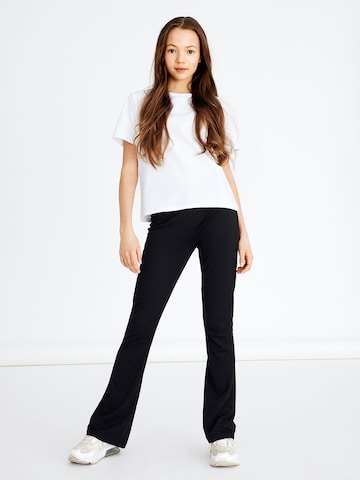 Bootcut Pantalon 'Donna' NAME IT en noir