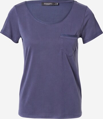 SOAKED IN LUXURY - Camiseta 'Columbine' en azul: frente