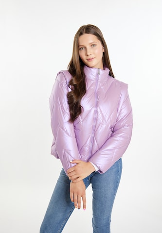 Veste mi-saison 'Biany' MYMO en violet : devant