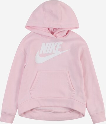 Sweat-shirt 'CLUB FLEECE' Nike Sportswear en rose : devant