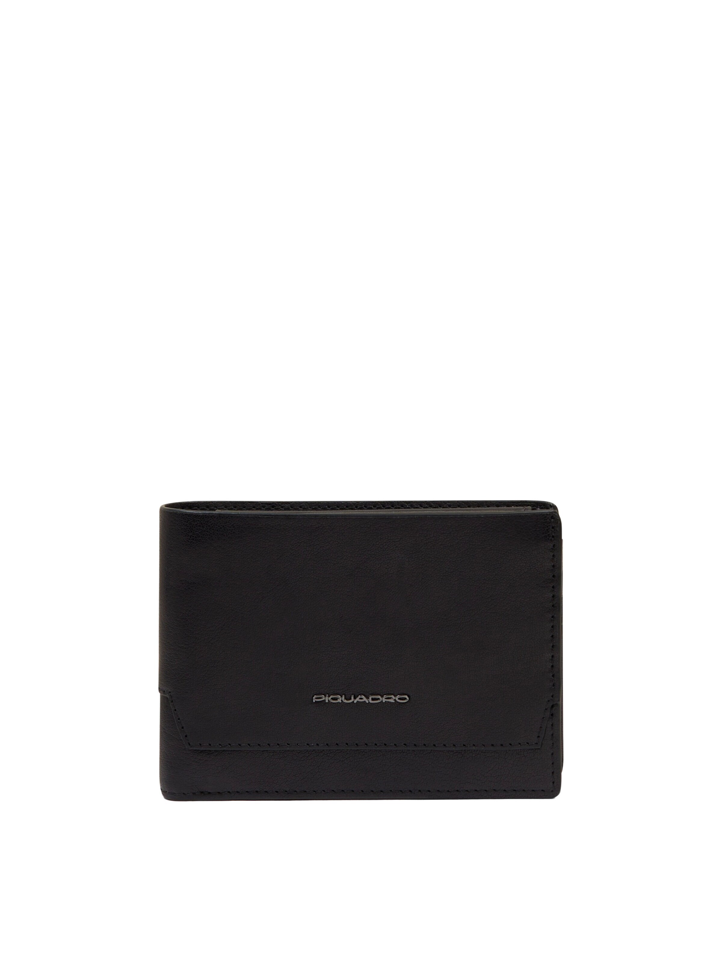 Piquadro Portemonnaie‌‌‌‌ in Schwarz: Vorderseite