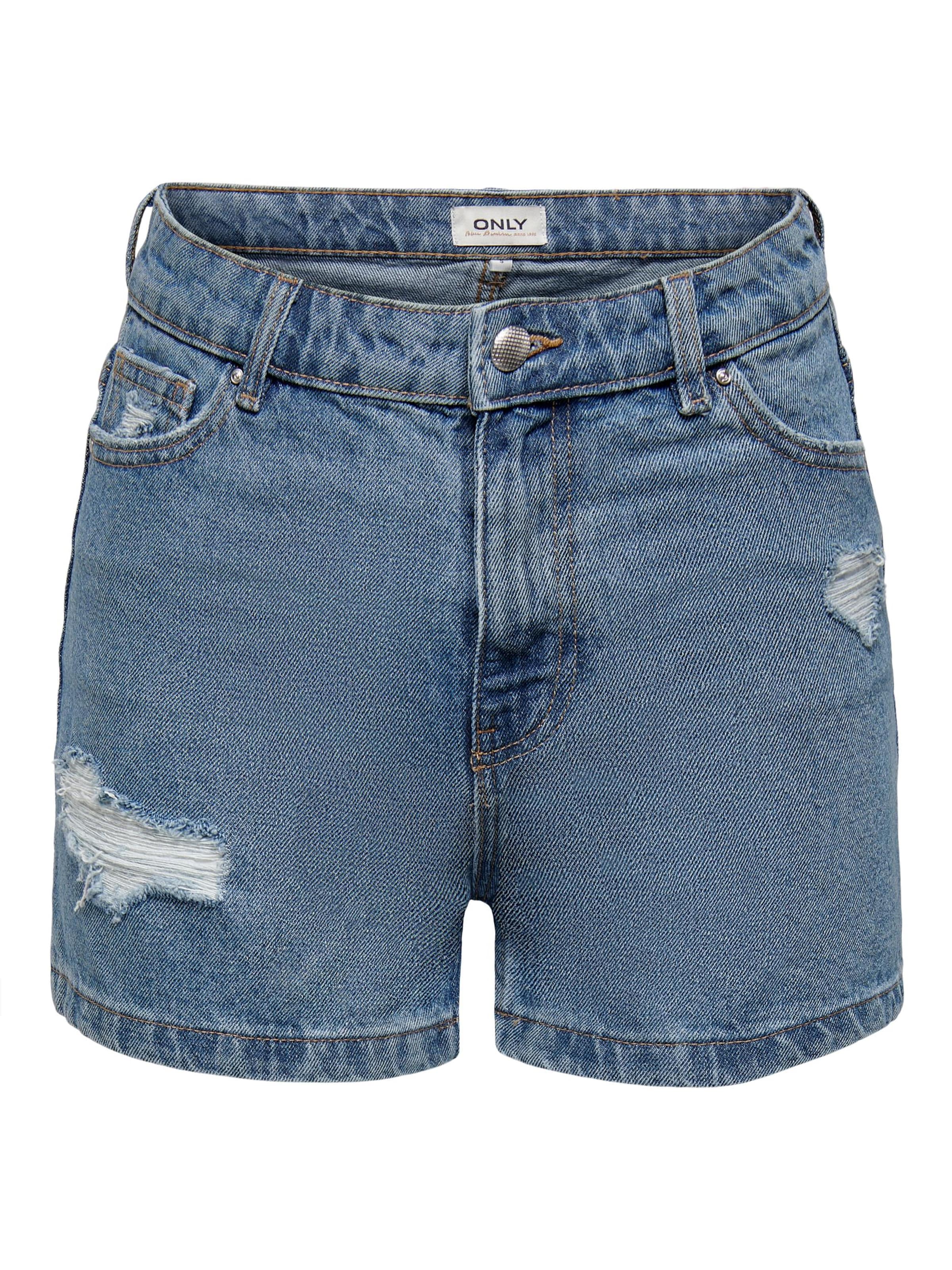 Frauen Große Größen ONLY Shorts 'Jagger' in Blau - TC62158 Frauen Große Größen ONLY Shorts 'Jagger' in Blau - TC62158