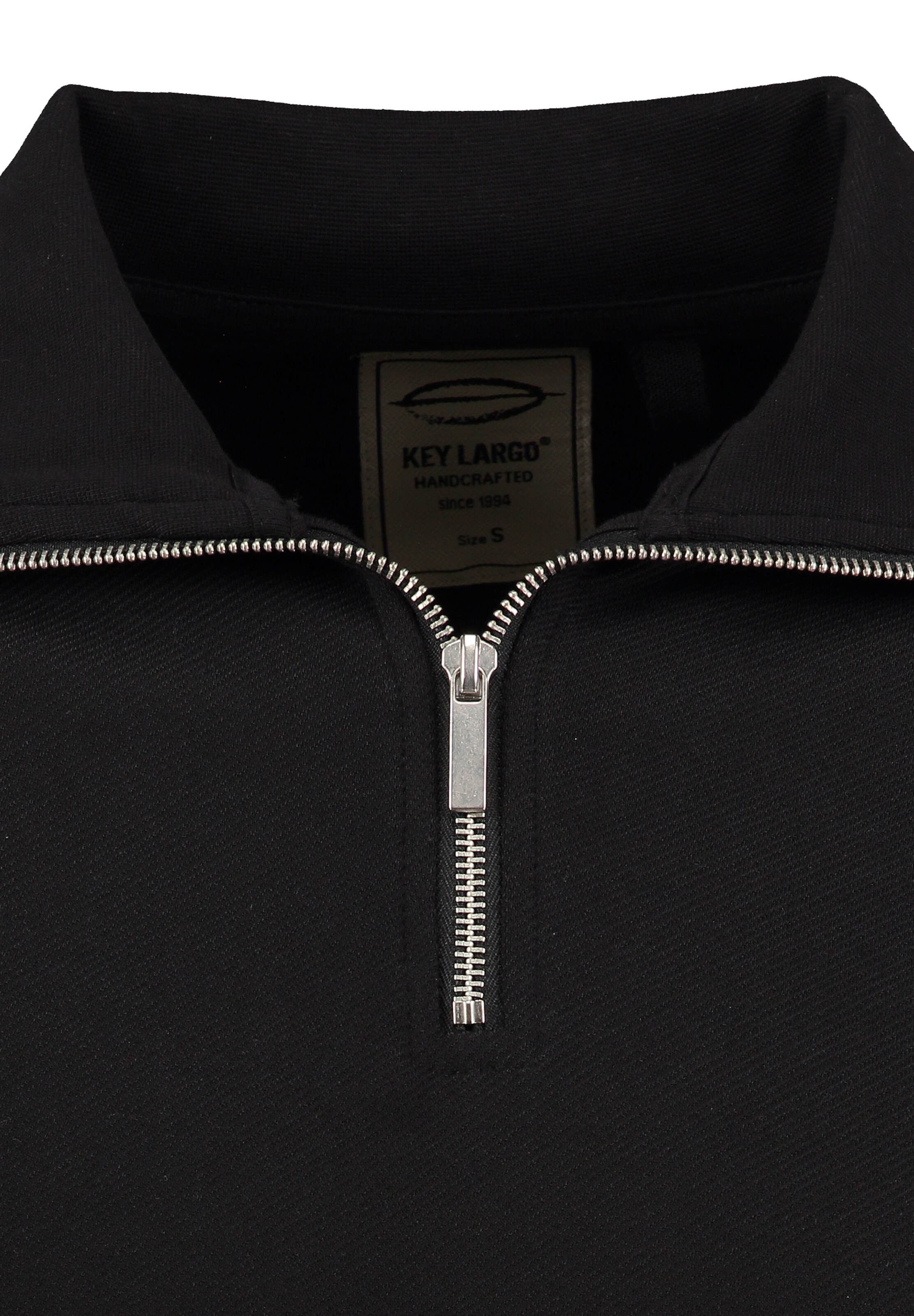 Key Largo Bluzka sportowa 'KLNick' w kolorze czarny