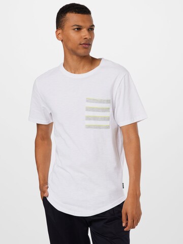 Only & Sons T-shirt 'Vane' i vit: framsida