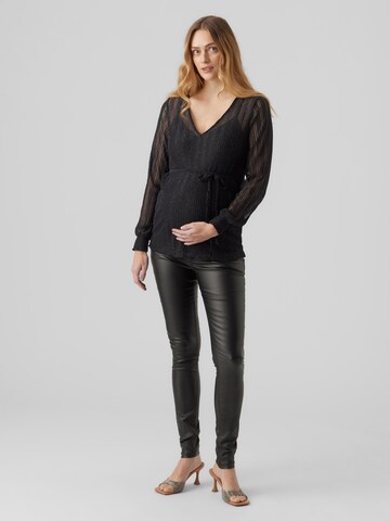 MAMALICIOUS - Blusa 'Maddie' en negro