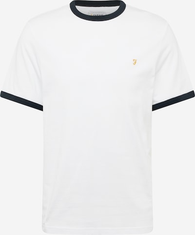 FARAH T-shirt 'GROVES' i marinblå / gul / vit, Produktvy