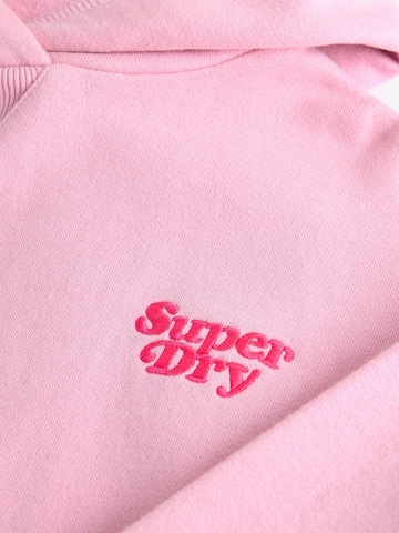 Superdry - Sweatshirt 'Essentials' em rosa