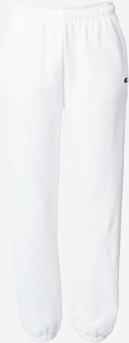 Effilé Pantalon Champion Authentic Athletic Apparel en blanc : devant