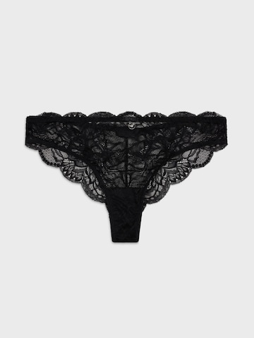 Emporio Armani Panty 'Brazilian' in Black: front