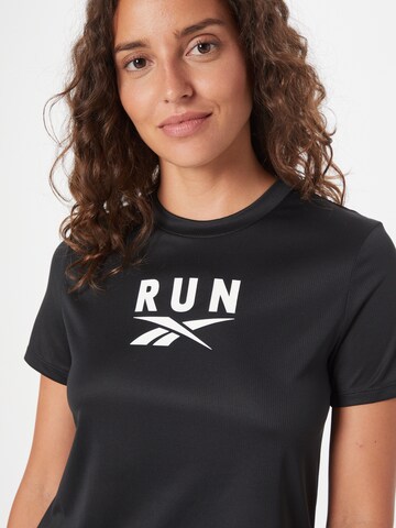 T-shirt fonctionnel Reebok en noir