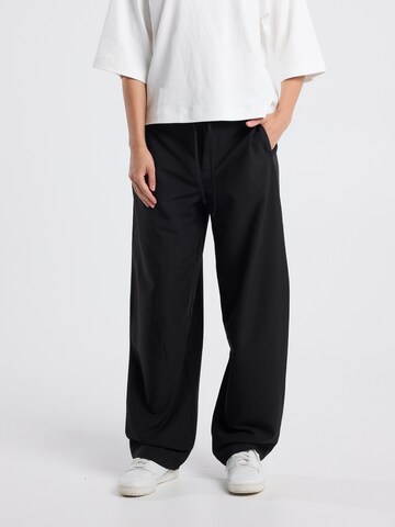 Wide Leg Pantalon America Today en noir : devant