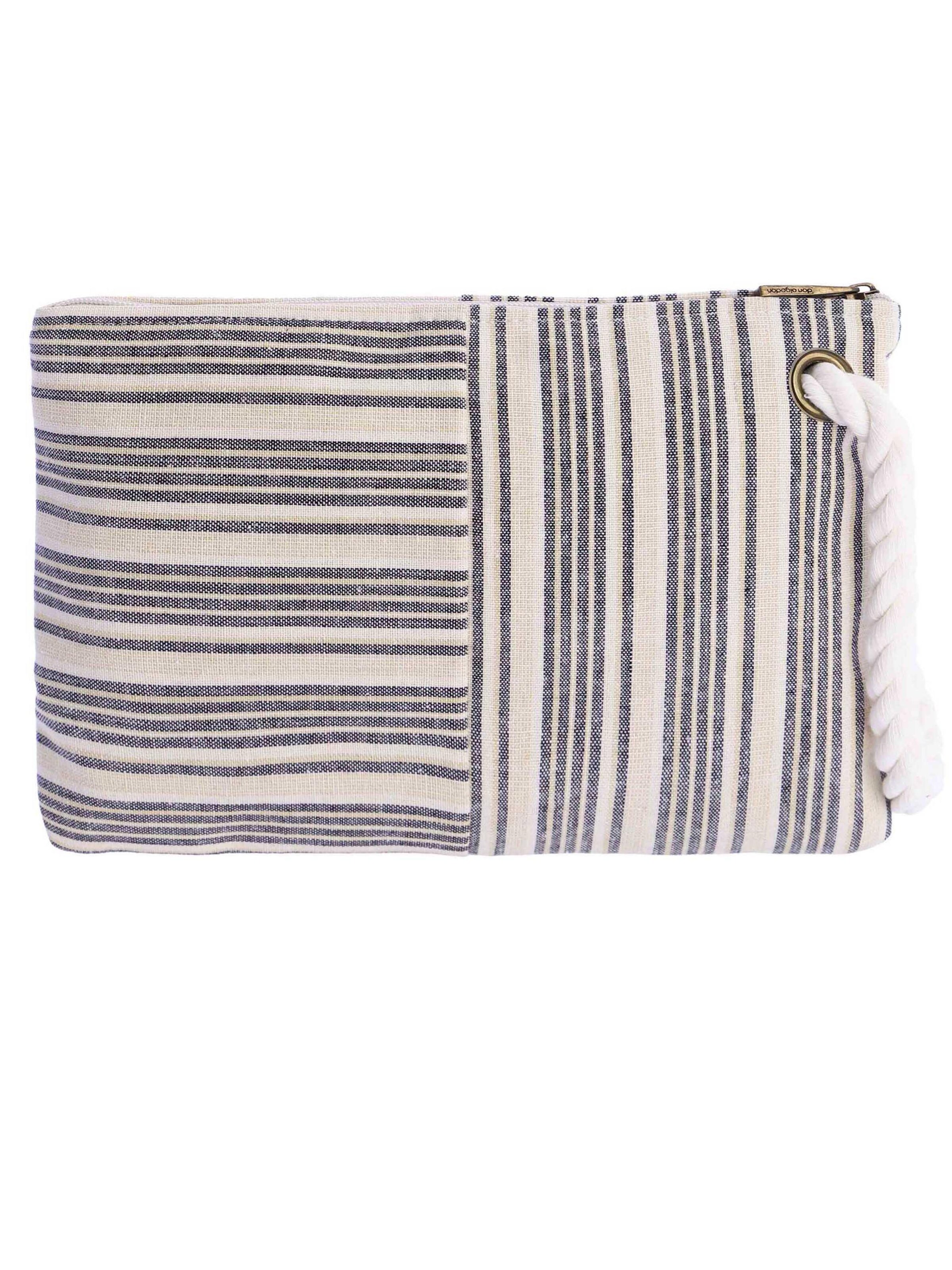 Don Algodon - Bolso de mano 'Ons de lona' en blanco