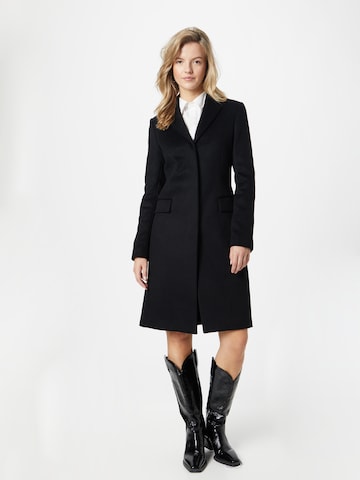 Calvin Klein Ανοιξιάτικο και φθινοπωρινό παλτό σε μαύρο: μπροστά