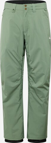 Pantaloni sport 'ESTATE' de la QUIKSILVER pe verde: față