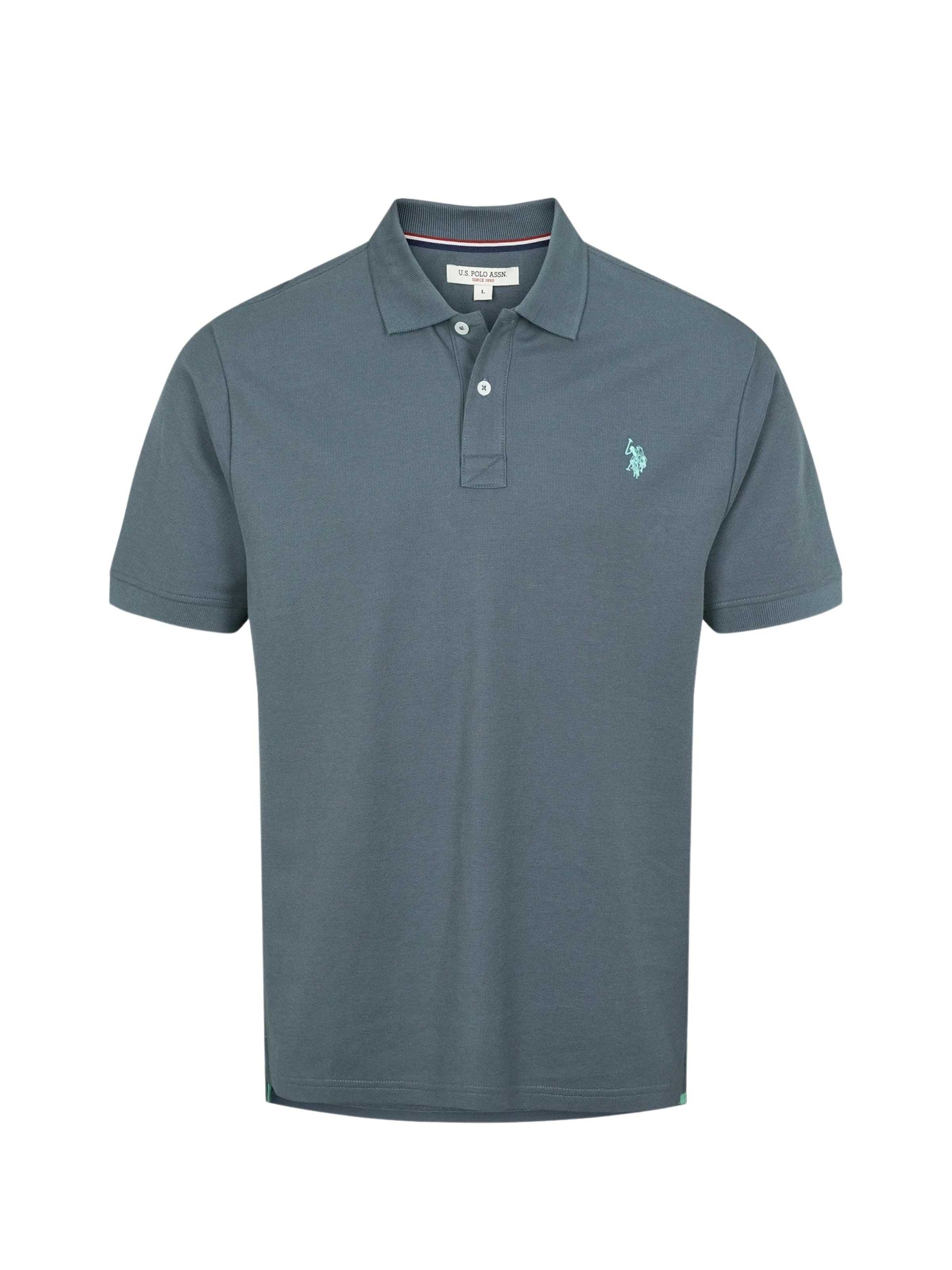 Chemise 'Alfred' U.S. POLO ASSN. en bleu : devant