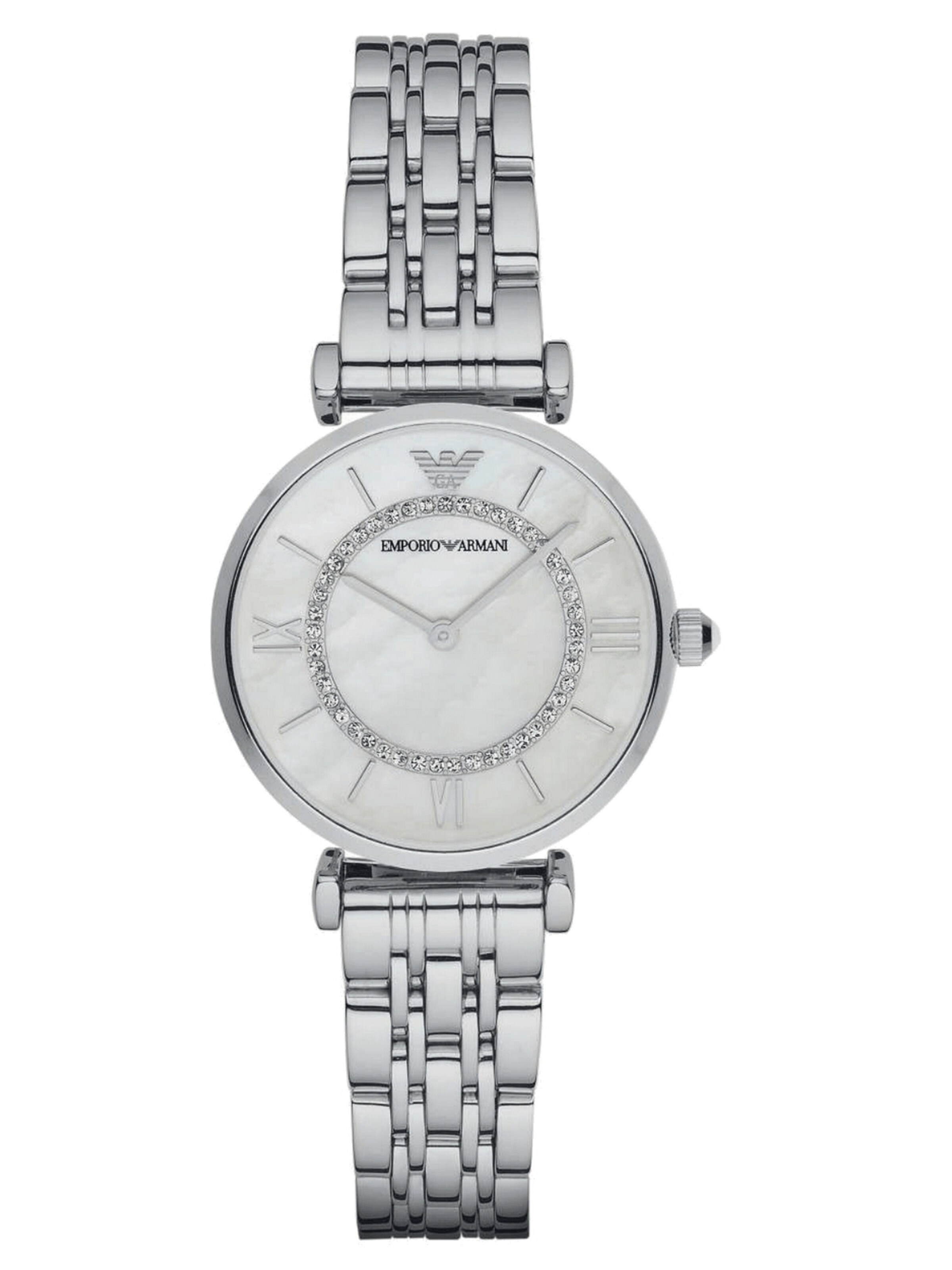 Emporio Armani Analog Watch 'Gianni' in Silver, Item view