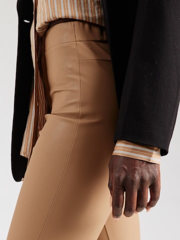 Max Mara Leisure Skinny Broek 'ECHO' in Bruin