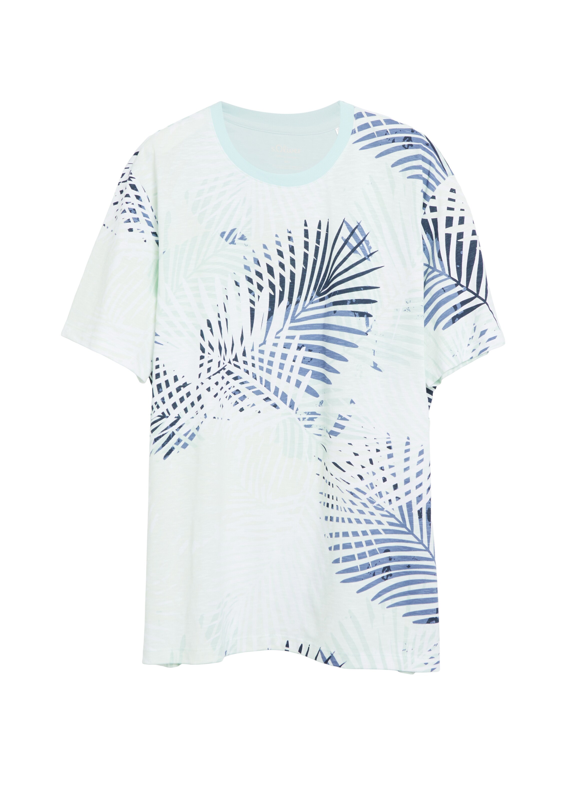 s.Oliver Shirt in Blauw: voorkant