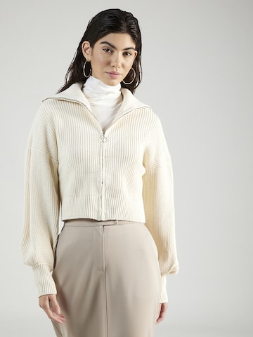 Trendyol Gebreid vest in Beige: voorkant