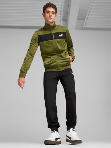 PUMA Tracksuit 'Poly' in Green: front
