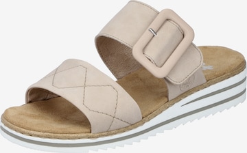 Rieker Pantolette in Beige: predná strana