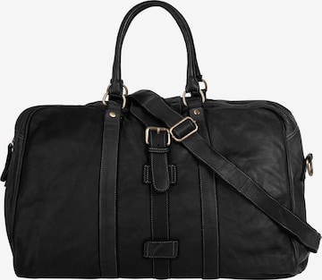 forty° Travel Bag in Black: front