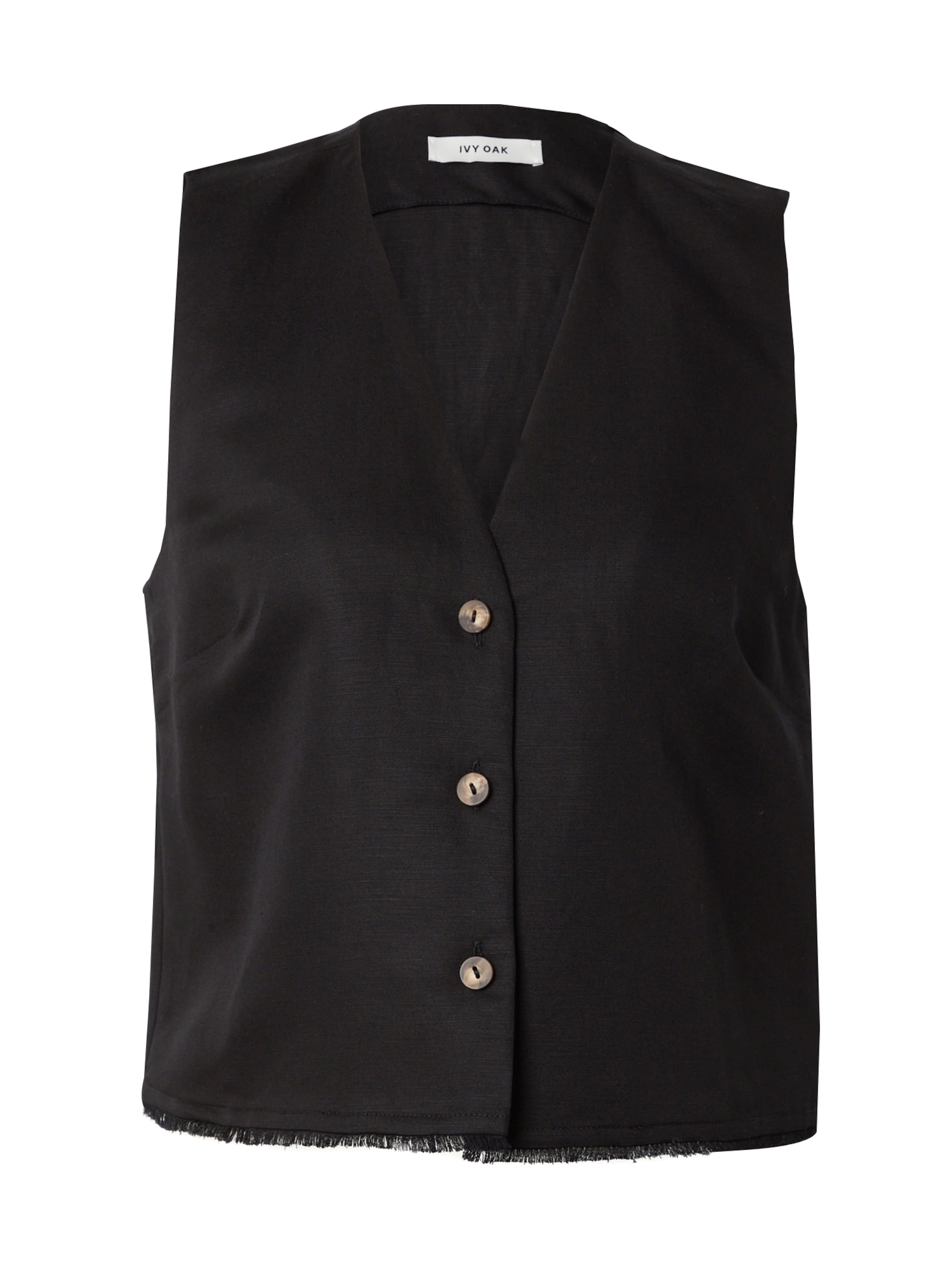 IVY OAK Kostymväst 'TALA ANN' i svart: framsida