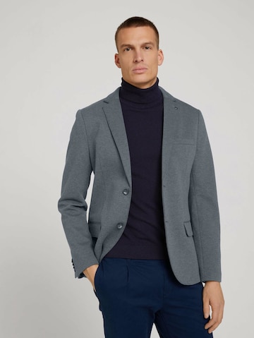 TOM TAILOR - Ajuste estrecho Chaqueta saco en azul