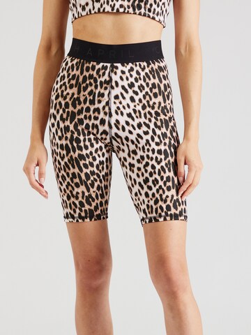 Skinny Leggings 'Madison' OH APRIL en beige : devant