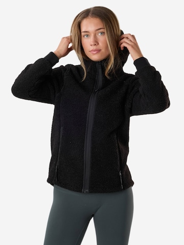 SWEDEMOUNT Fleece jacket 'Lofoten' in Black: front