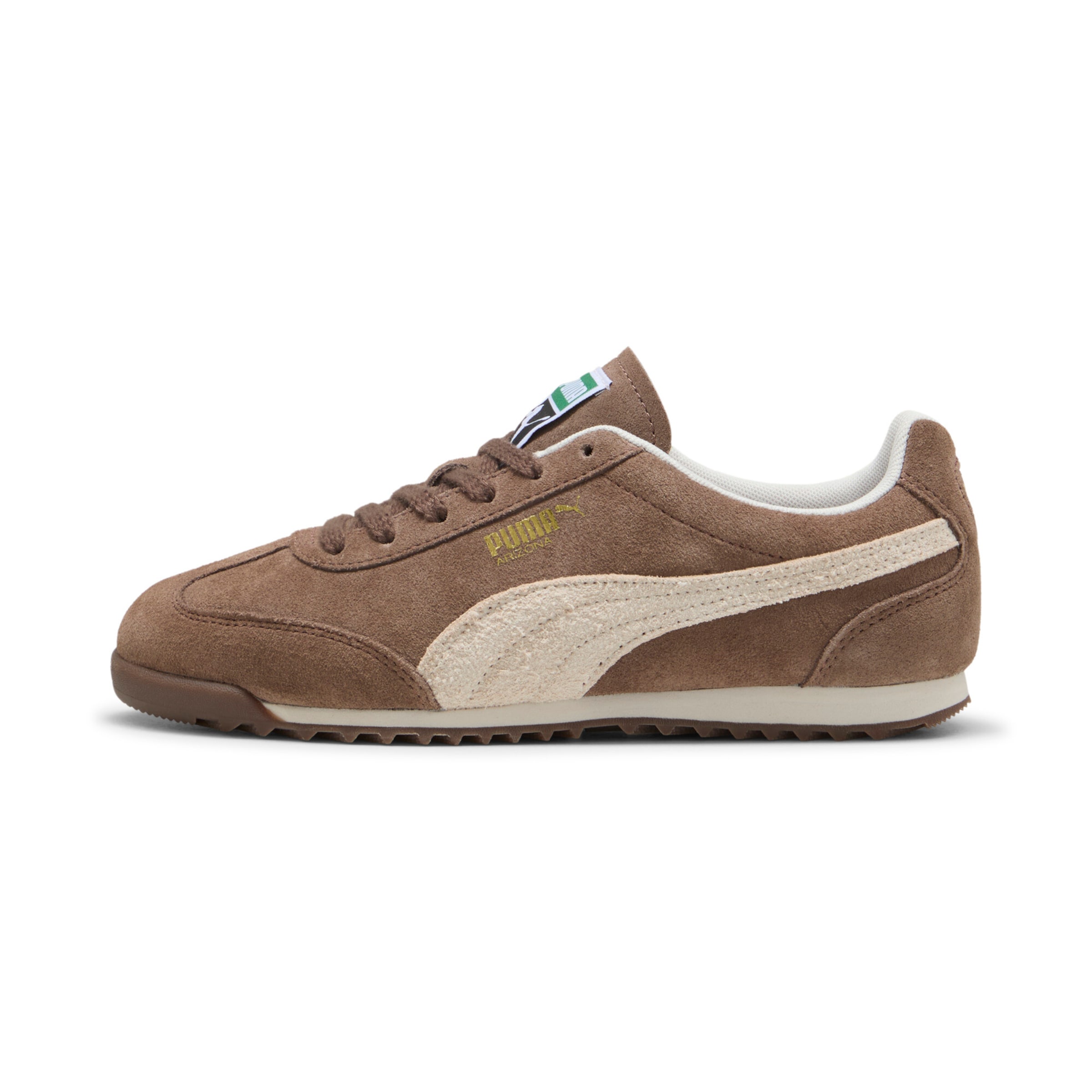 PUMA Matalavartiset tennarit 'Arizona' värissä beige / ruskea / kulta, Tuotenäkymä