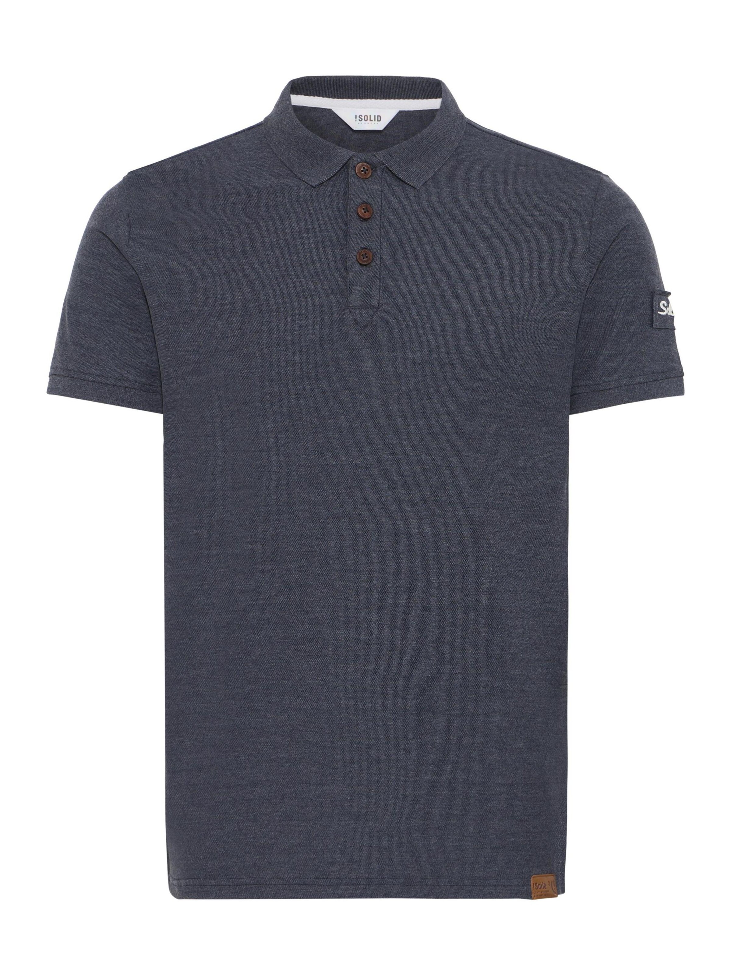 Maglietta di !Solid in blu: frontale