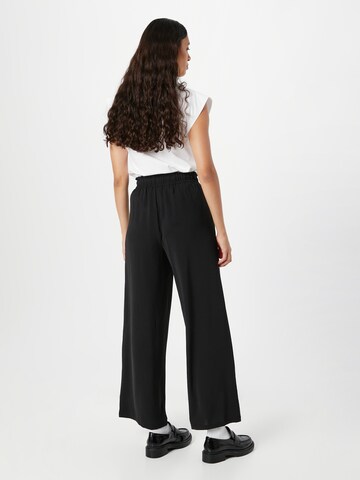 ABOUT YOU Wide leg Pants 'Elin' in Black