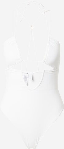 Calvin Klein Swimwear Badeanzug in Weiß: predná strana