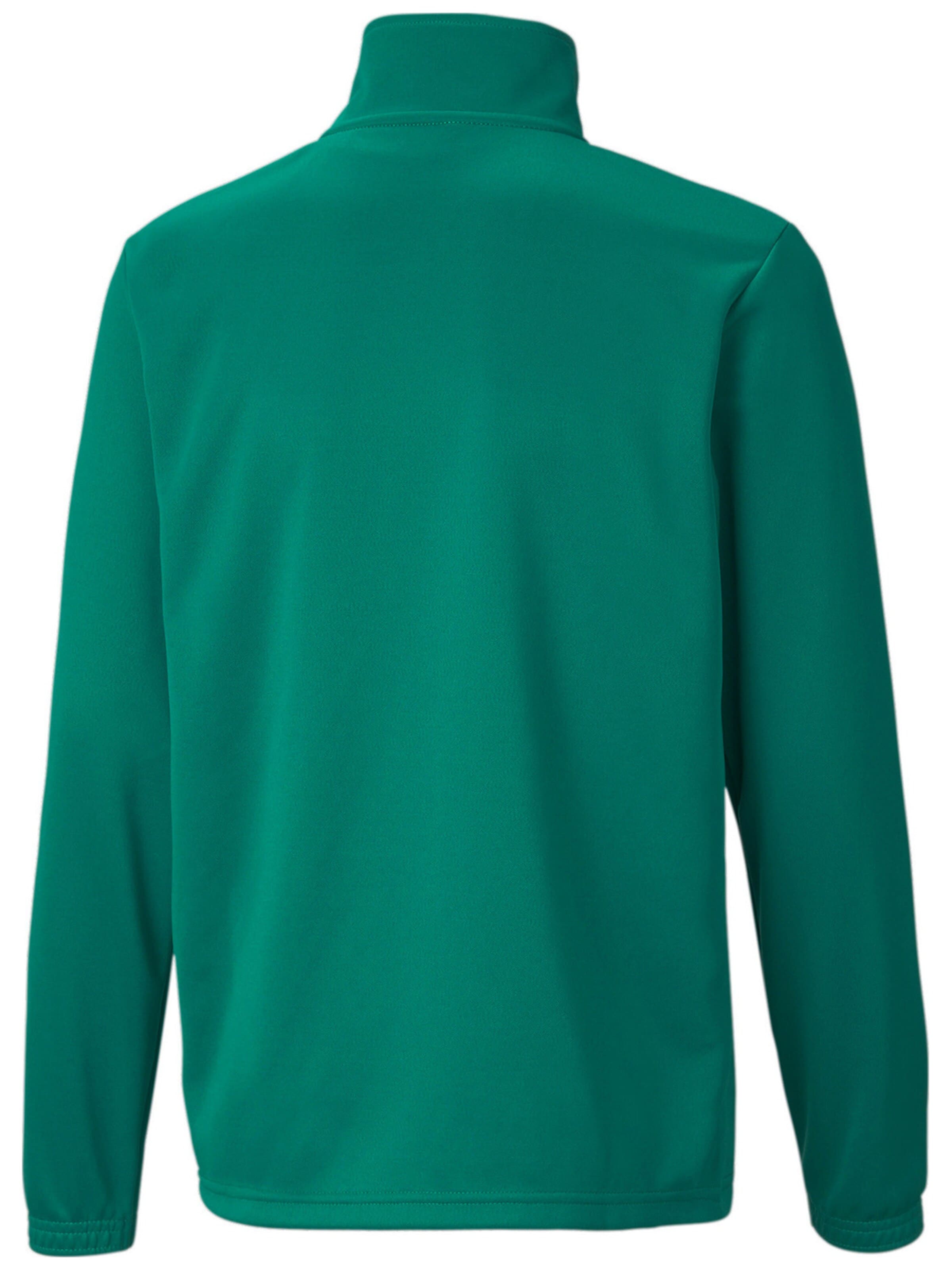 PUMA - Blusa 'Puma Teamrise 14 Zip Top Jr' en verde