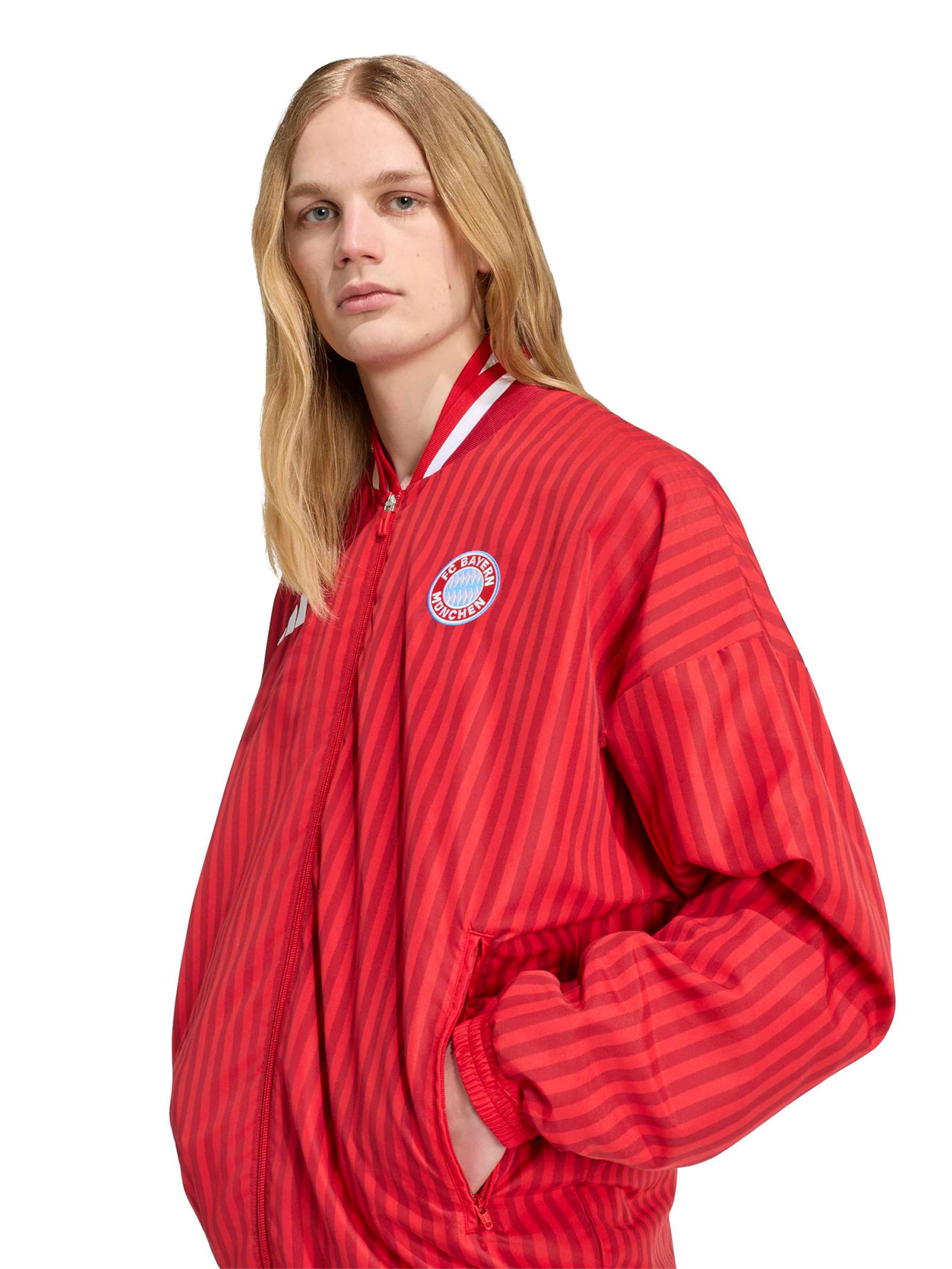 ADIDAS PERFORMANCE Sportjacka 'FCB ST' i röd
