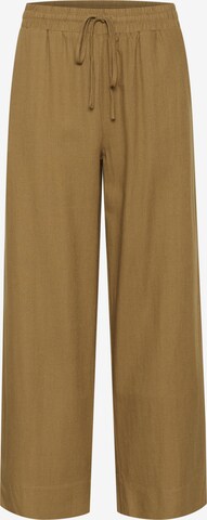 My Essential Wardrobe Trousers in Brown: front