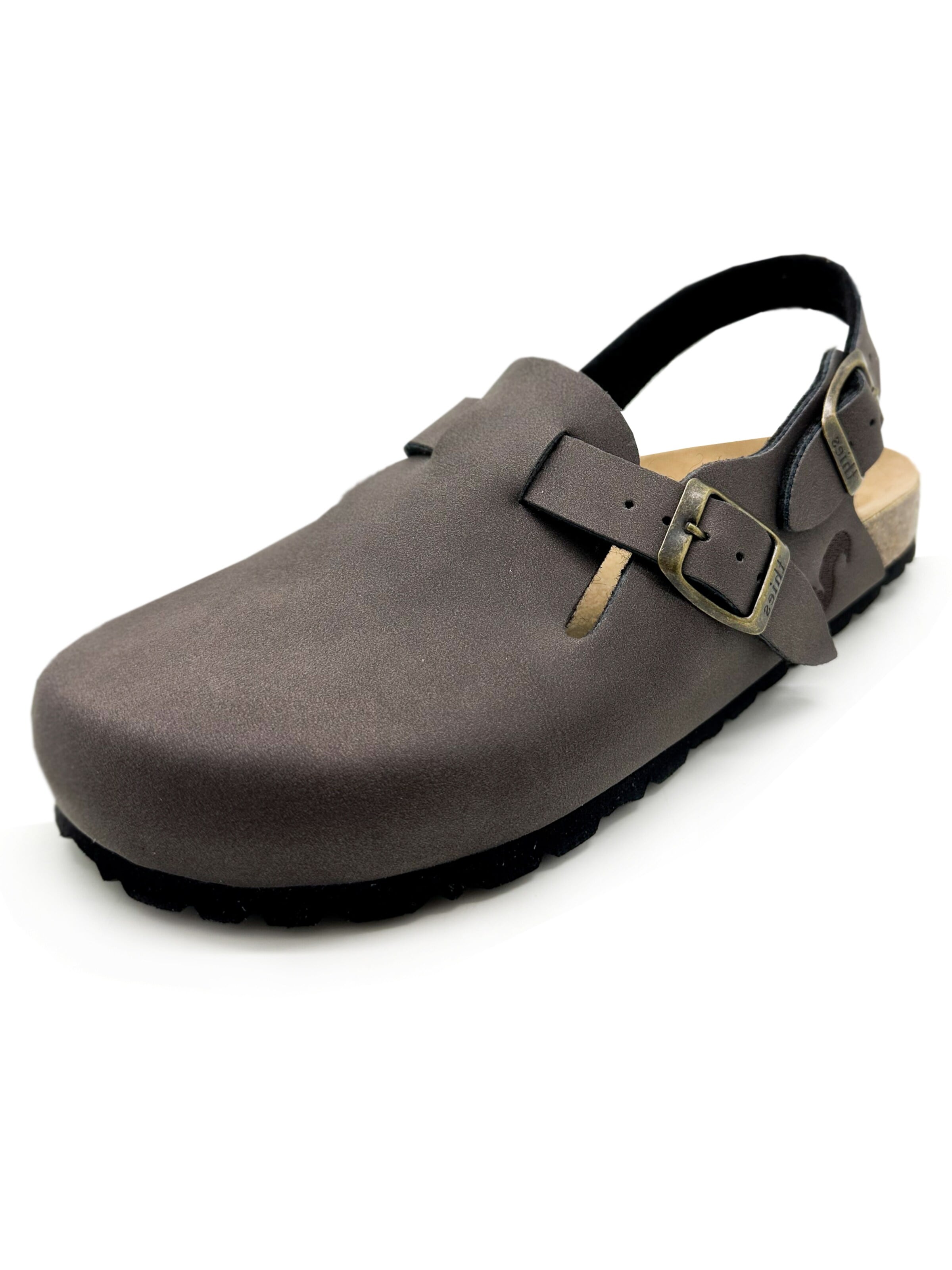 thies Clogs 'thies 1856 ® Eco Bio Backstrap Clog' in Brown: front