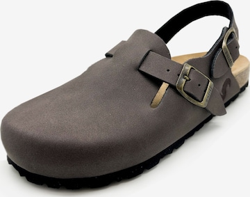 thies Clogs 'thies 1856 ® Eco Bio Backstrap Clog' in Brown: front