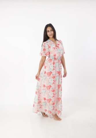 Elara Dress in Pink: front