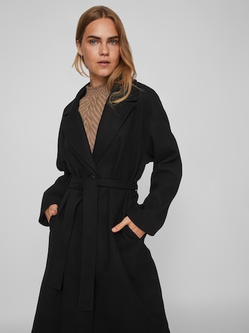VILA Ανοιξιάτικο και φθινοπωρινό παλτό 'Poko' σε μαύρο