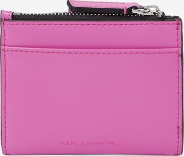 Karl Lagerfeld Peňaženka 'Saddle' - ružová