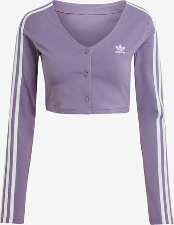 ADIDAS ORIGINALS Shirt 'Adicolor Classics 3-Streifen' in Lila: predná strana