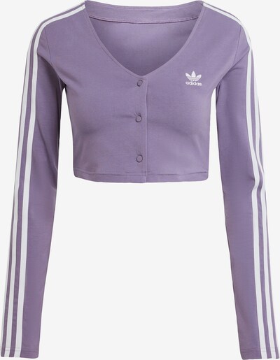 ADIDAS ORIGINALS T-shirt 'Adicolor Classics 3-Streifen' en violet clair / blanc, Vue avec produit