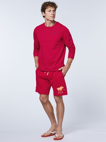 Polo Sylt Regular Shorts in Rot