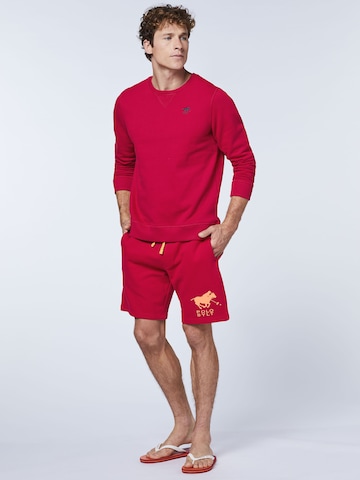 Polo Sylt Regular Pants in Red