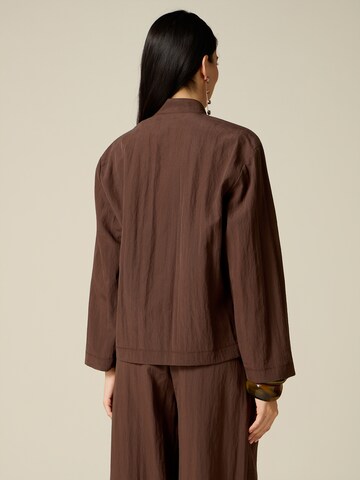 oltre - Chaqueta de entretiempo en marrón
