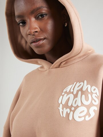 ALPHA INDUSTRIES Mikina – oranžová